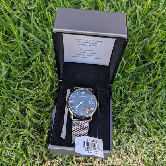 Emporio Armani Quartz Blue Dial Men's Watch - Picture 8 of 13